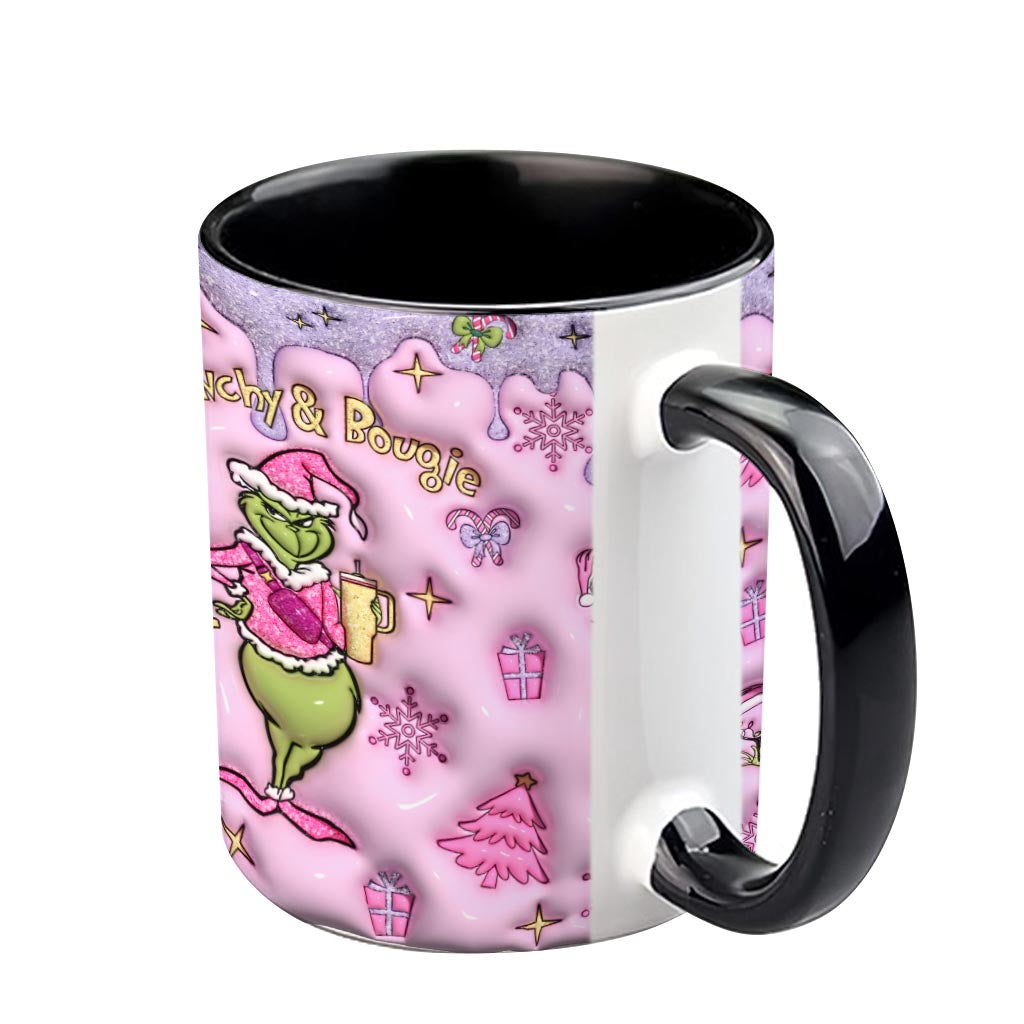 Grinchy & Bougie – Personalisierte Stola-Weihnachtstasse