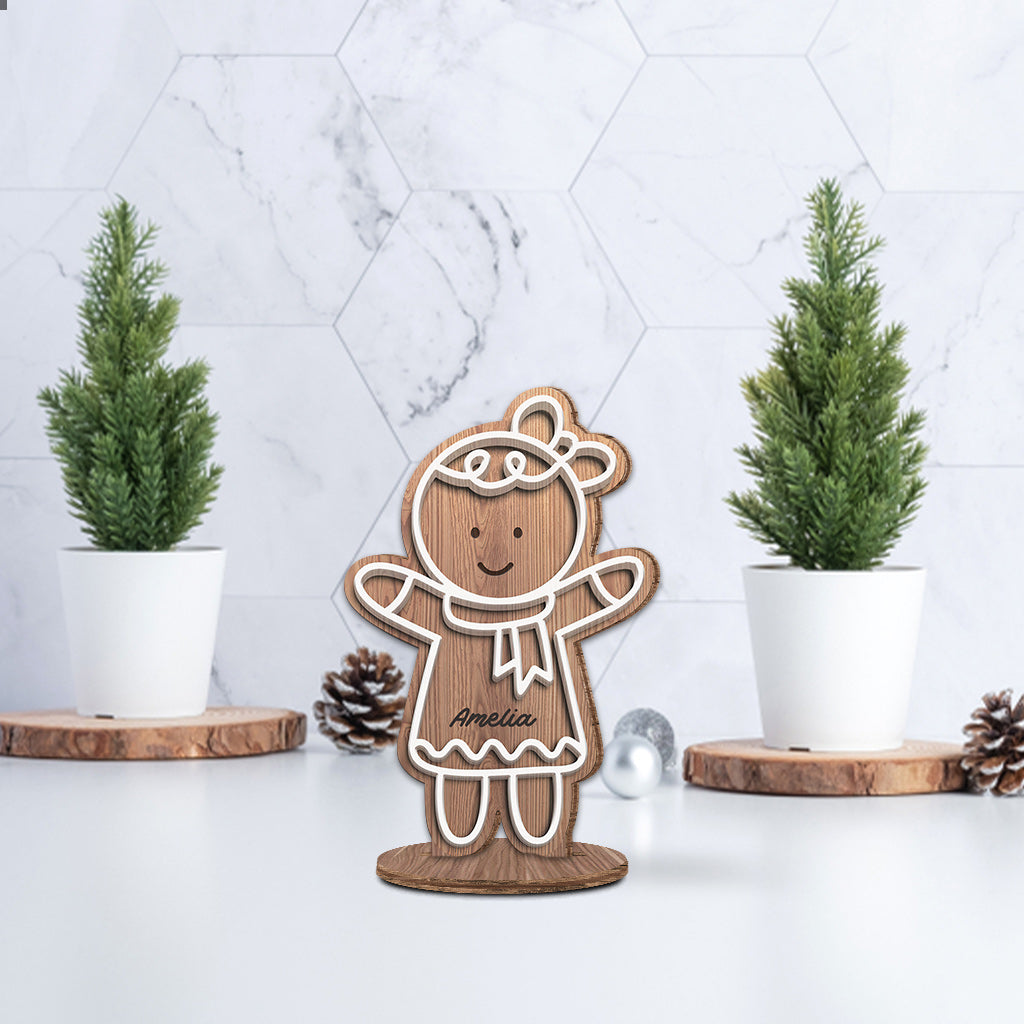 Omas perfekte Charge – Geschenk für Oma, Mama, Papa, Opa – Personalisierte, freistehende Holzplakette