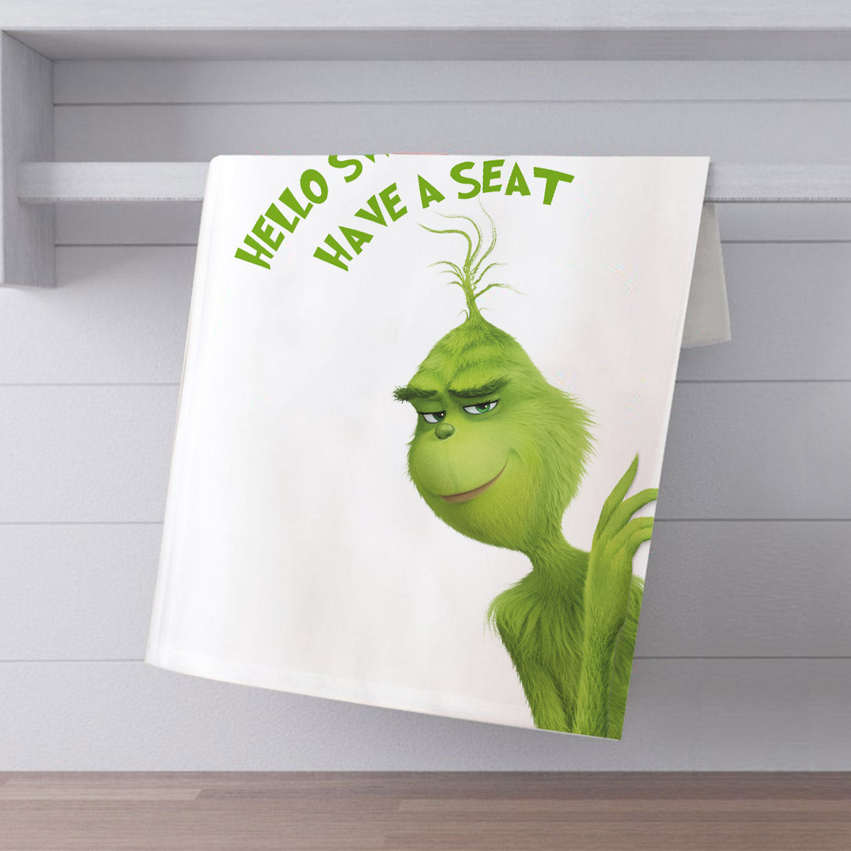 Bonjour Sweet Cheeks - Serviette de Noël volée