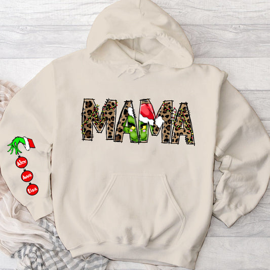 Personalized Christmas Hoodie For Mom - Personalized Stole Christmas All Over Shirt