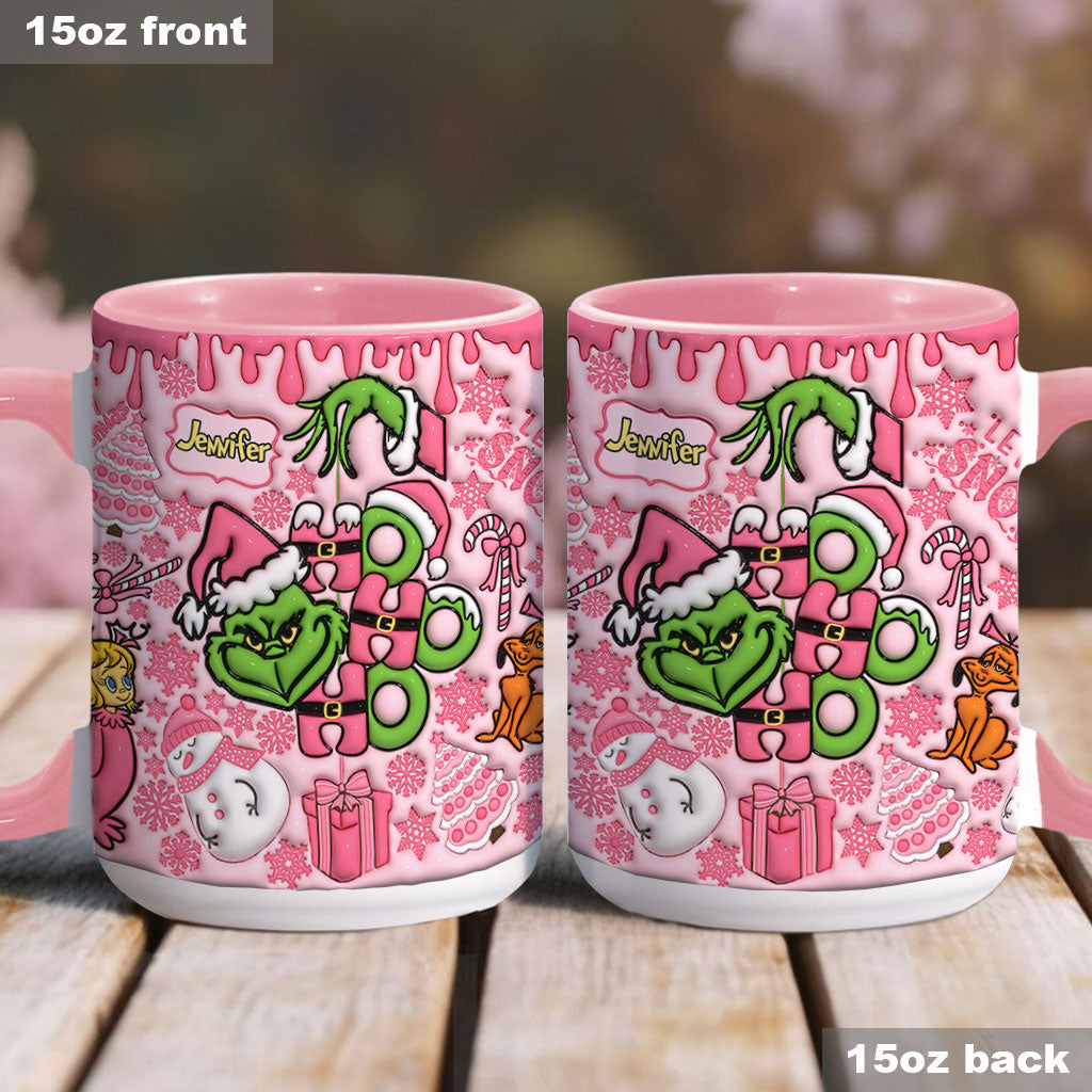 Fröhliche Grinchmas - Personalisierter Stola-Weihnachtsbecher