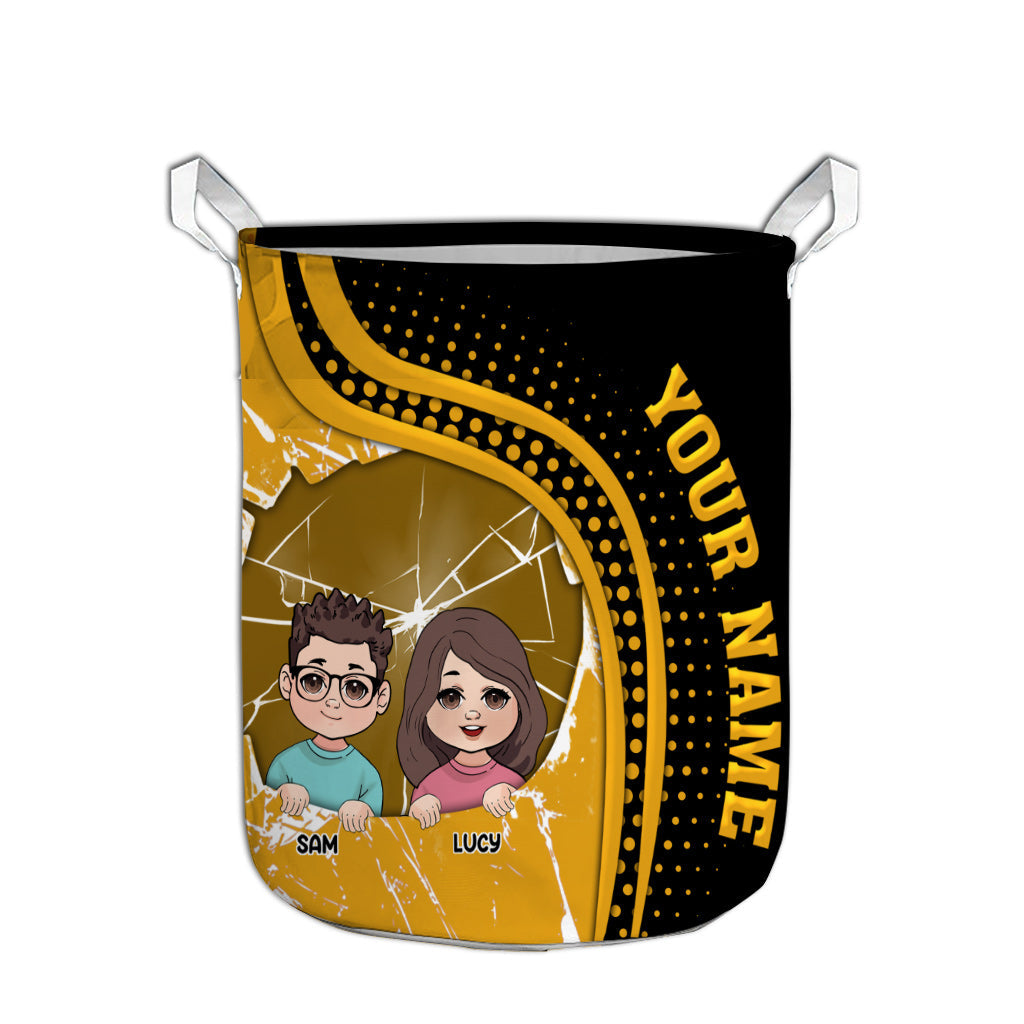 Bester Papa aller Zeiten – Personalisierter Aufbewahrungskorb für Väter