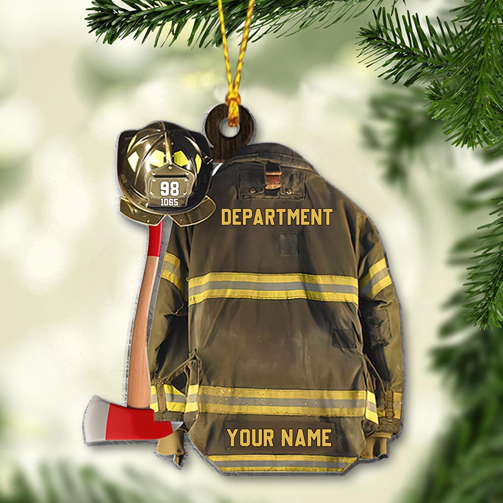 Firefighter Armor - Personalized Firefighter Ornament