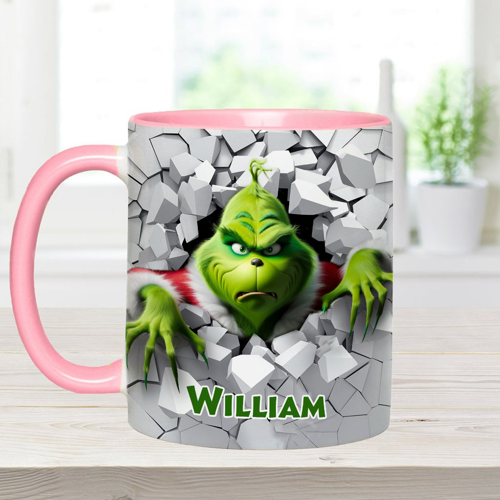 Merry Christmas - Personalized Stole Christmas Accent Mug