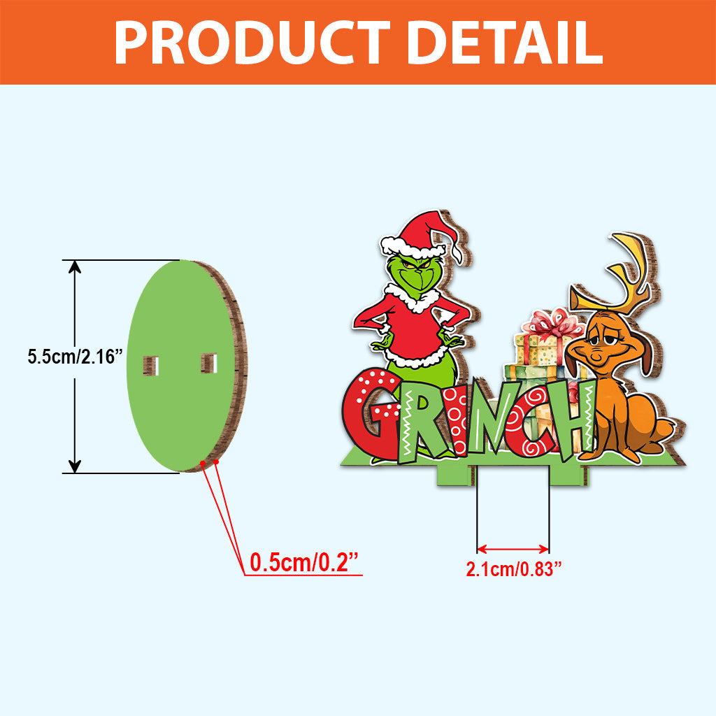 A Very Merry Christmas - Stole Christmas Freestanding Wood Plaque