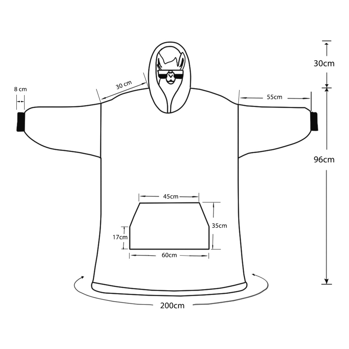 I'm Booked - Personalized Stole Christmas Blanket Hoodie