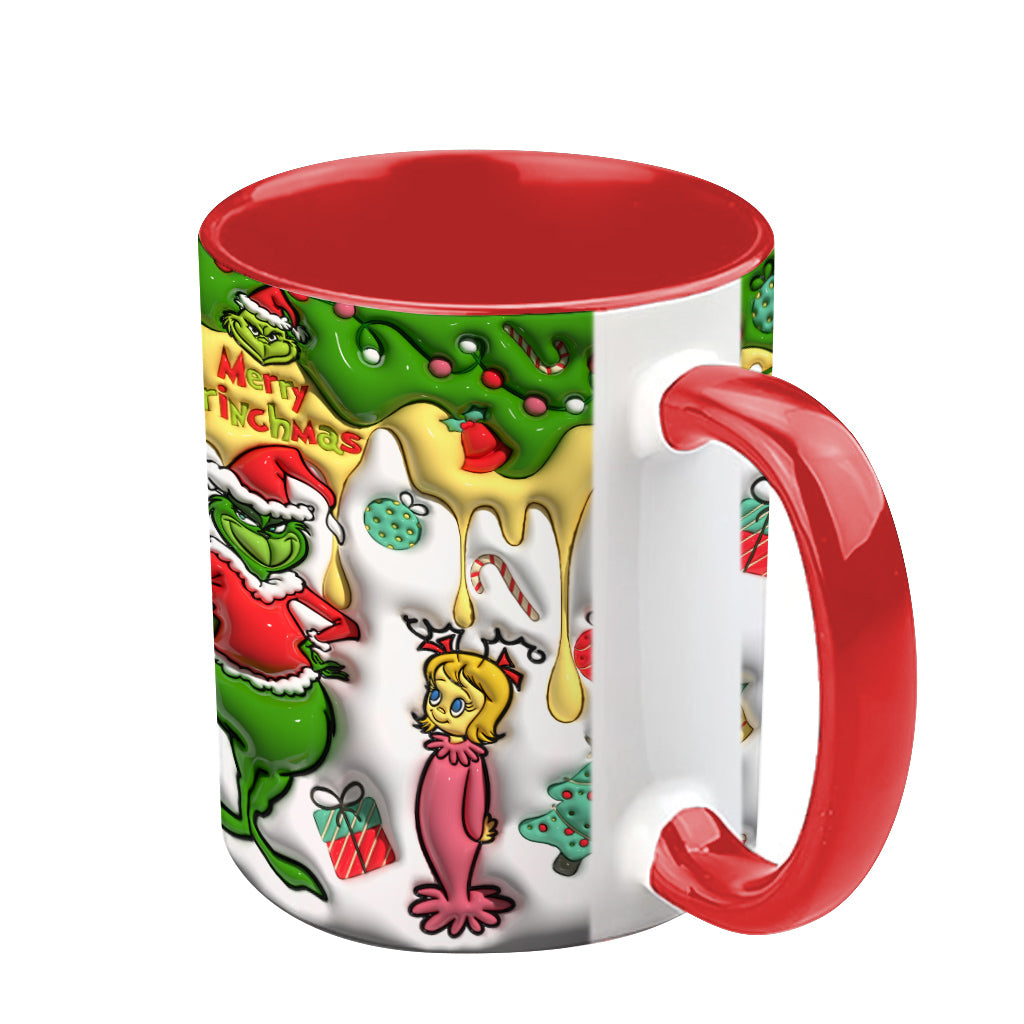 Fröhliche Grinchmas - Personalisierter Stola-Weihnachtsbecher