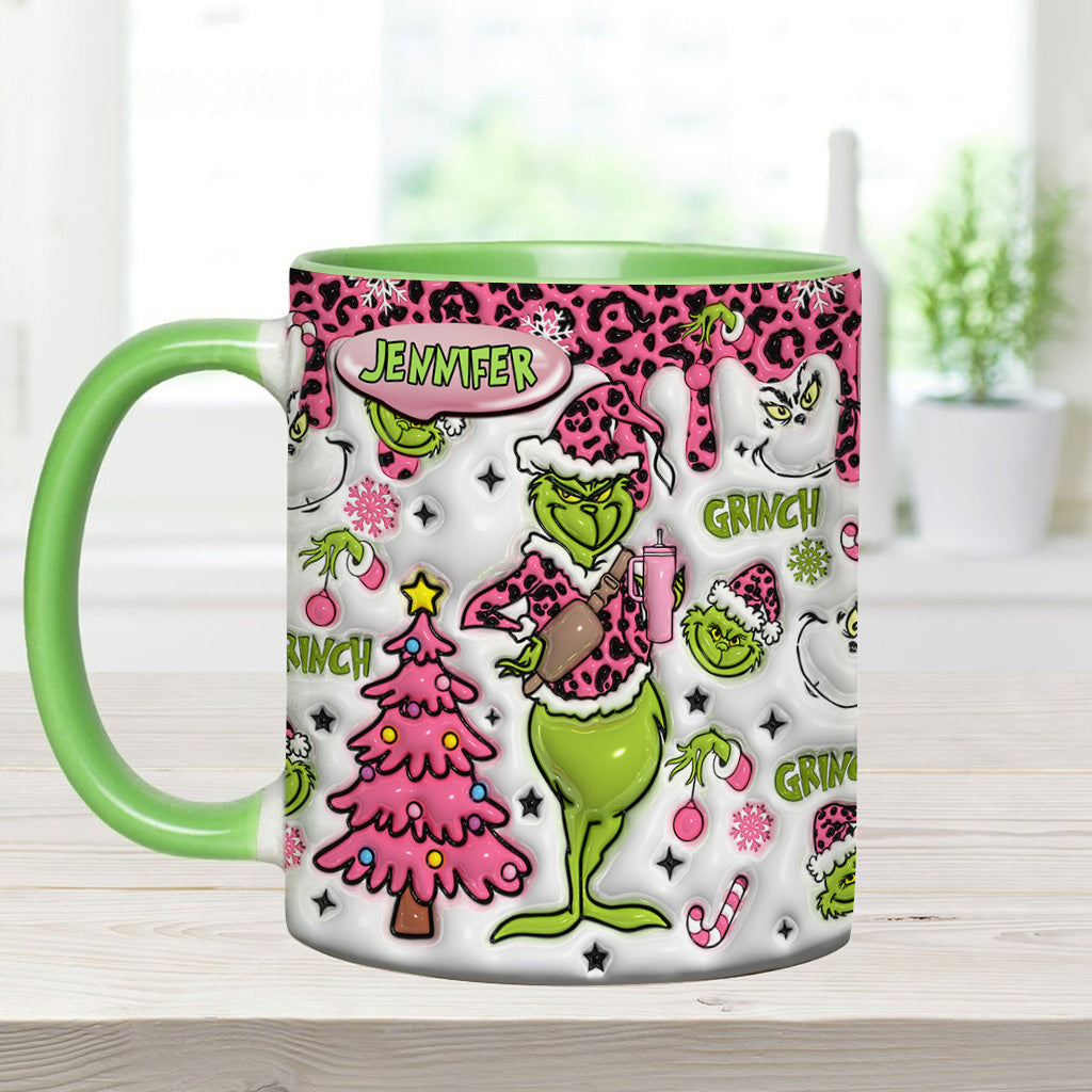 Frohe Weihnachten – Personalisierter Weihnachtsstola-Akzentbecher