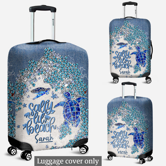 Housse de bagage personnalisée Turtle Bling - Tortue
