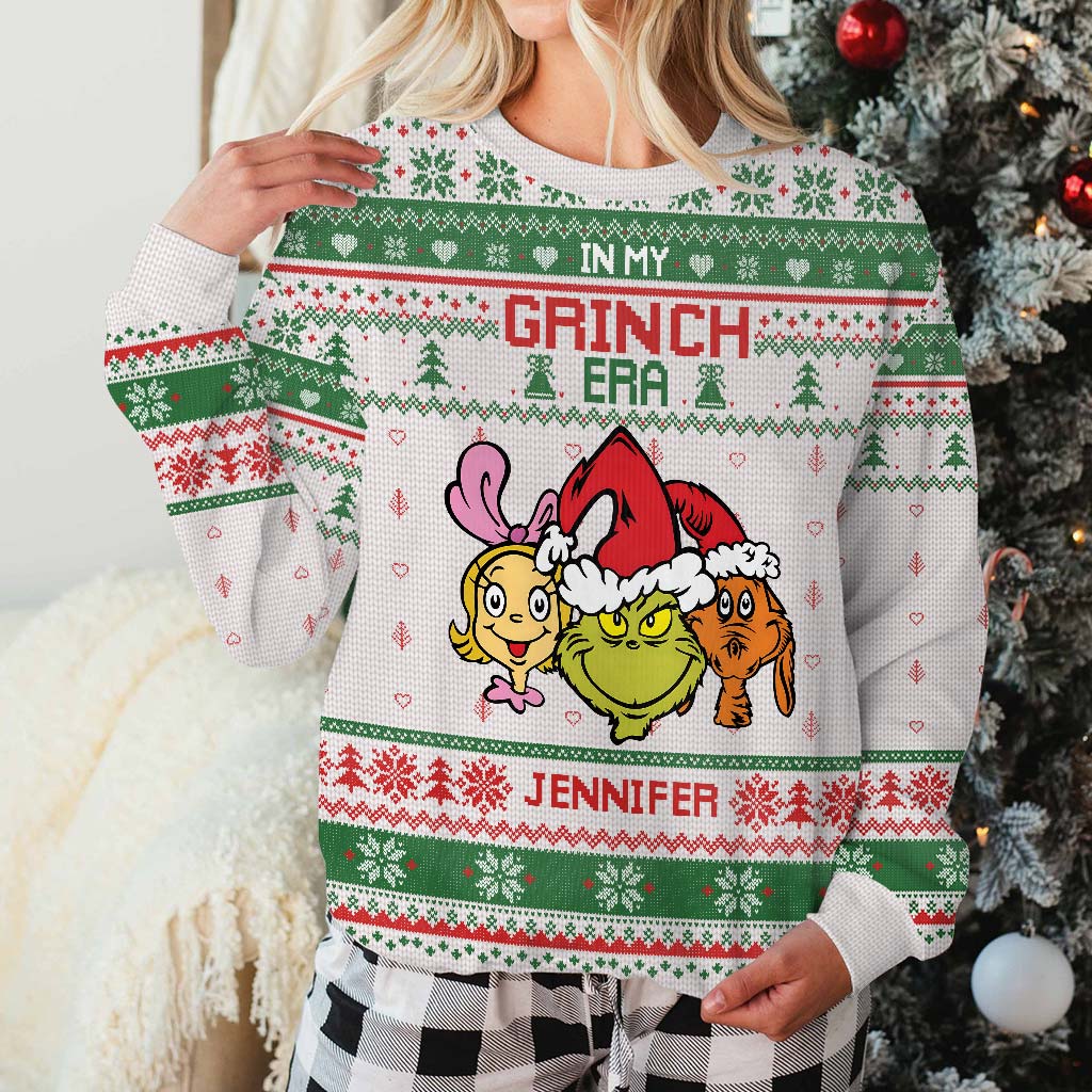À mon époque - Pull de Noël moche avec étole personnalisée