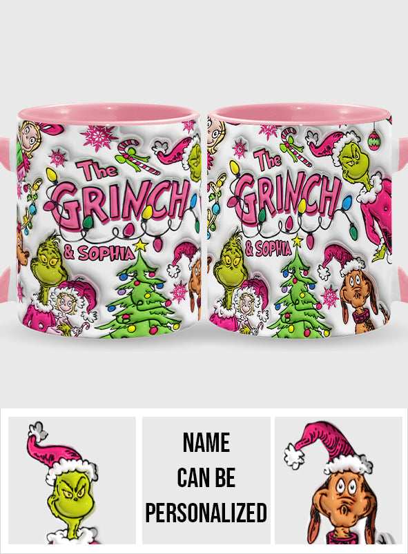 Merry Christmas - Personalized Stole Christmas Accent Mug