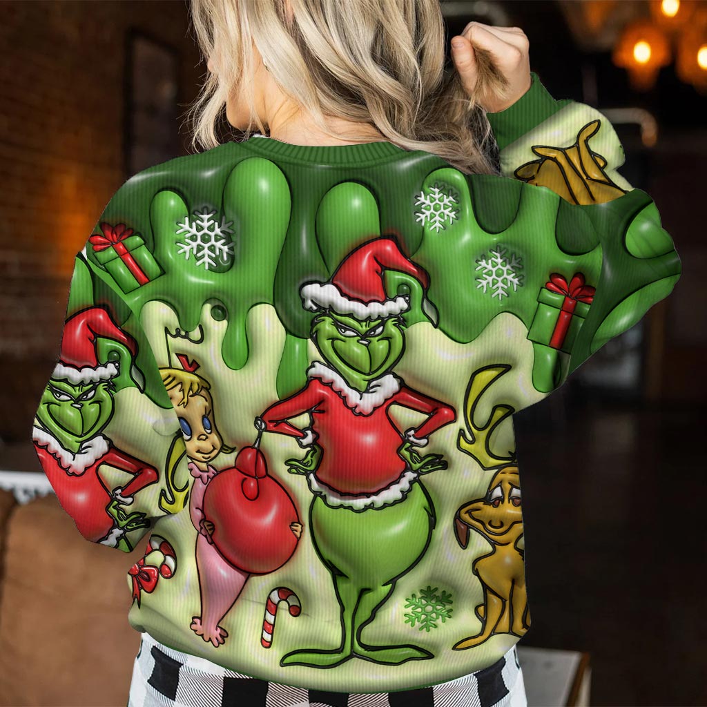 Frohe Weihnachten – Personalisierte Stola, hässlicher Weihnachtspullover