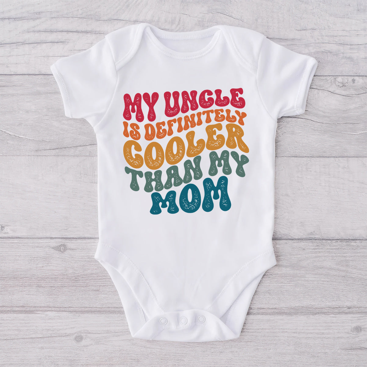 Ma tante est bien plus cool que mon père - Body bébé personnalisé pour la famille