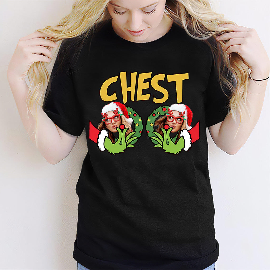 Chest Nuts Merry Grinchmas - Personalized Stole Christmas T-shirt And Hoodie
