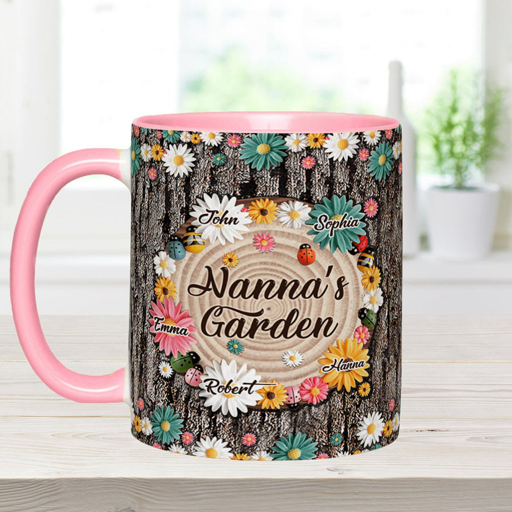 Nana's Garden - Personalisierte Tasse mit Oma-Motiv