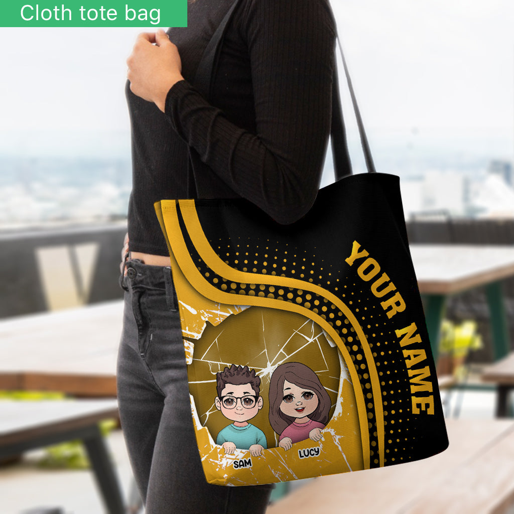 Meilleur papa du monde - Sac fourre-tout personnalisé pour papa