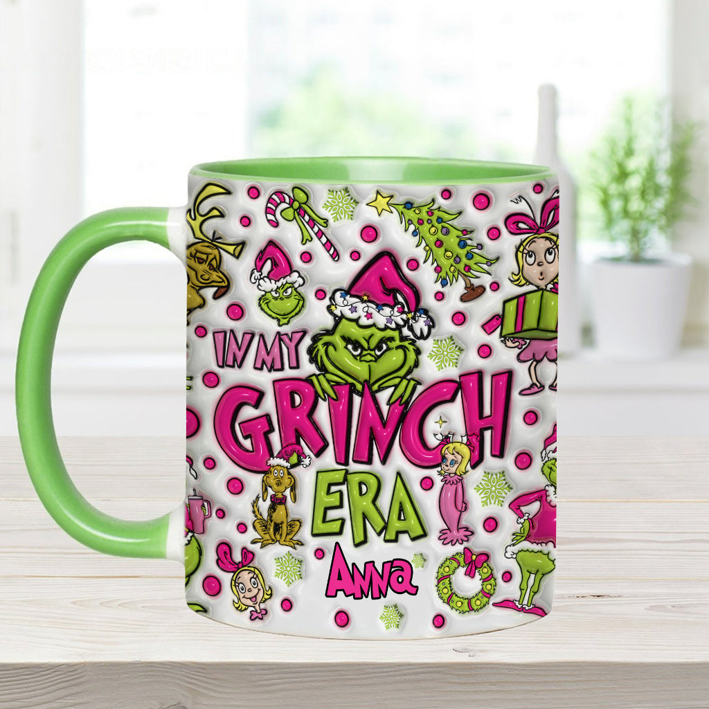 In My Pink Area - Personalized Stole Christmas Accent Mug