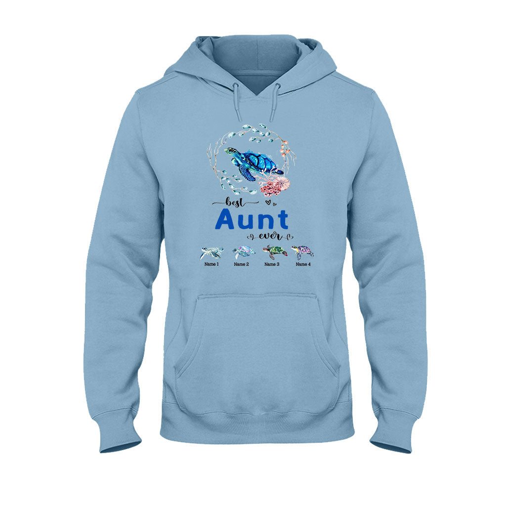Best Nana Ever - Turtle gift for grandma, grandpa, mom, dad, uncle, aunt - Personalized T-shirt And Hoodie