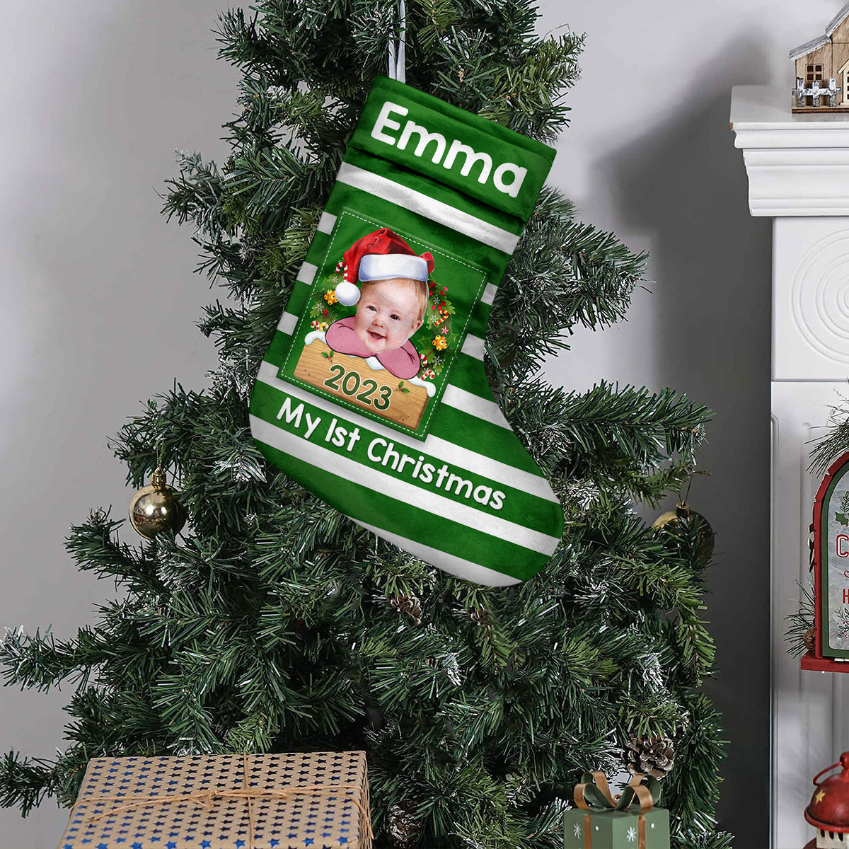 Mein erstes Weihnachten – personalisierte Weihnachtsstrümpfe für die Familie