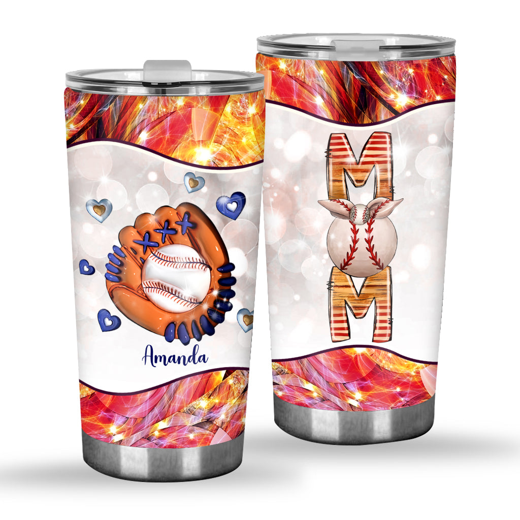 BaseballSoftball Mom – Personalisierter Baseball-Becher