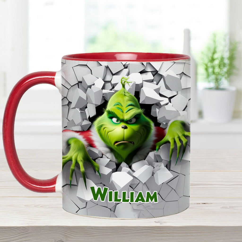 Merry Christmas - Personalized Stole Christmas Accent Mug