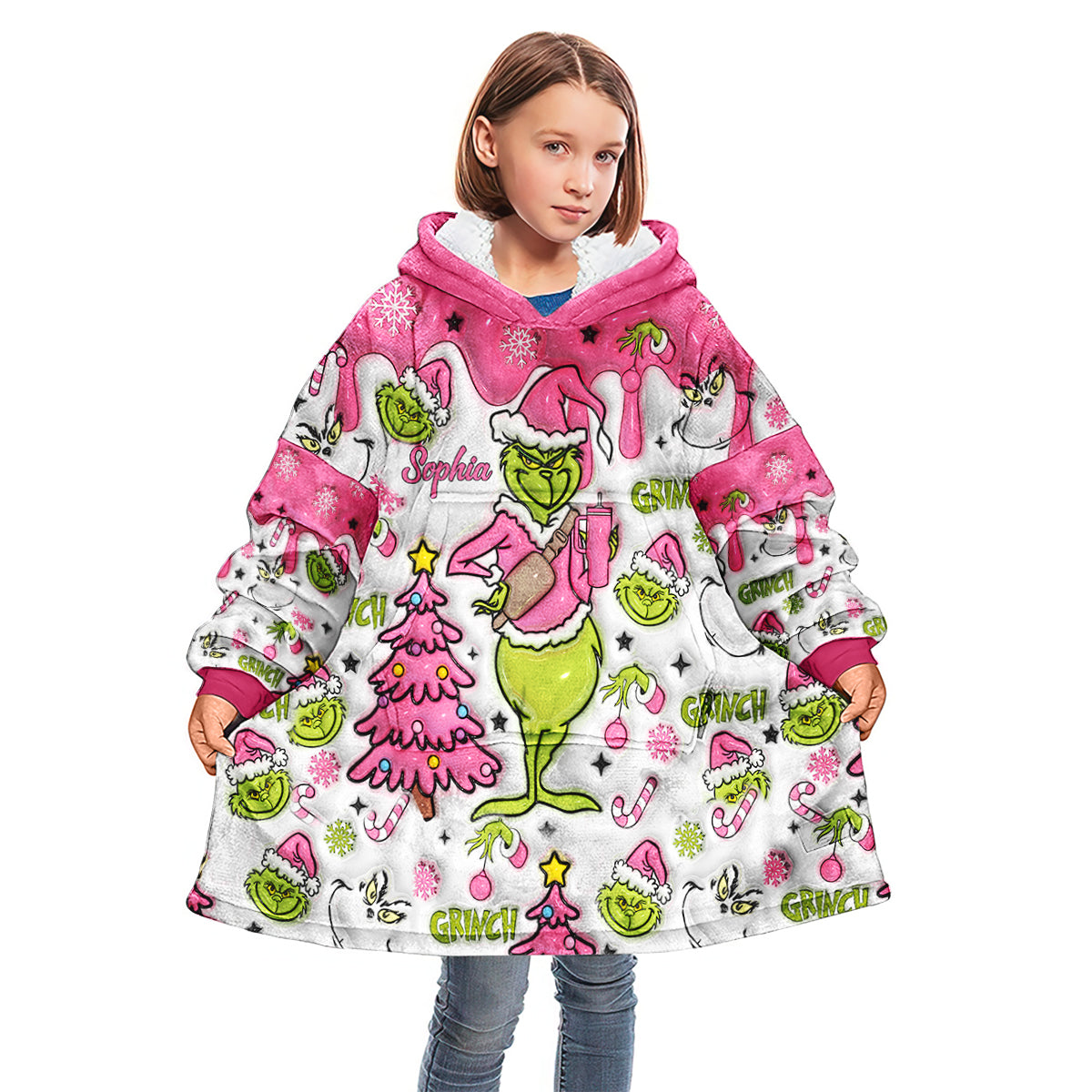Personalisierter Deckenhoodie mit beliebigem Namen