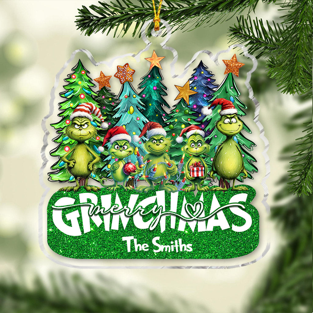 Fröhliche Grinchmas – Personalisierte Stola als Weihnachtsschmuck