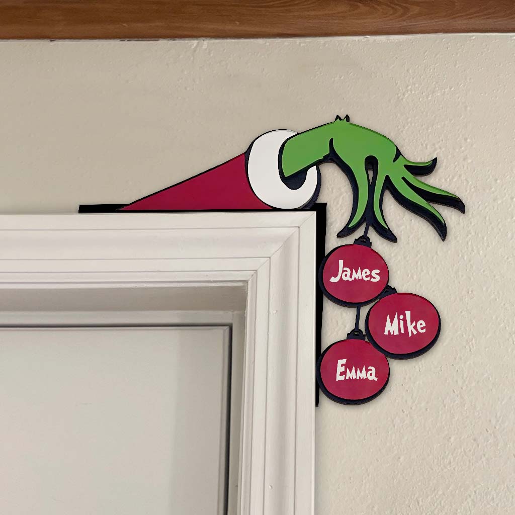 Merry Christmas - Personalized Stole Christmas Door Frame Decoration