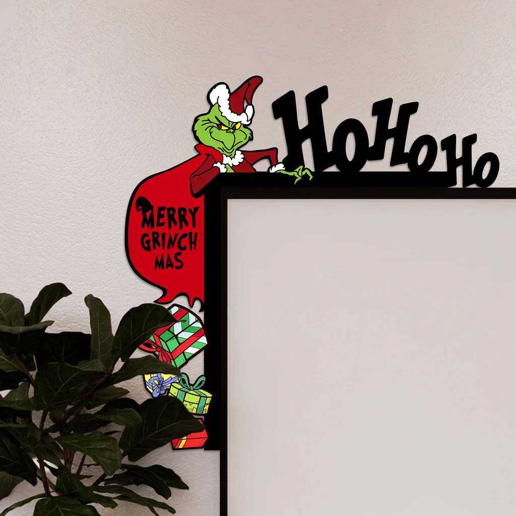 Joyeux Noël - Décoration de cadre de porte « Étole de Noël »