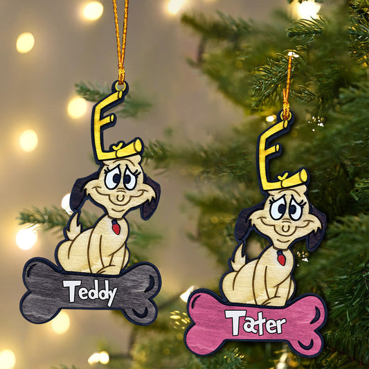 Der Hund – Personalisierte Stola als Weihnachtsschmuck