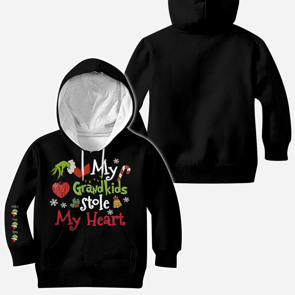 Mes petits-enfants ont volé mon cœur - T-shirt « Noël volé »