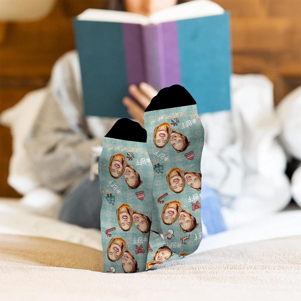 Chaussettes BFF - Chaussettes personnalisées pour meilleures amies