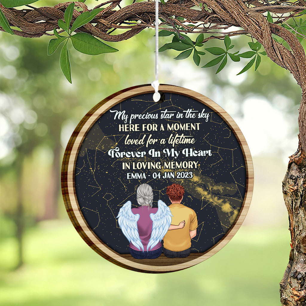 Wenn ich zu den Sternen schaue – Personalisiertes Gedenk-Windspiel