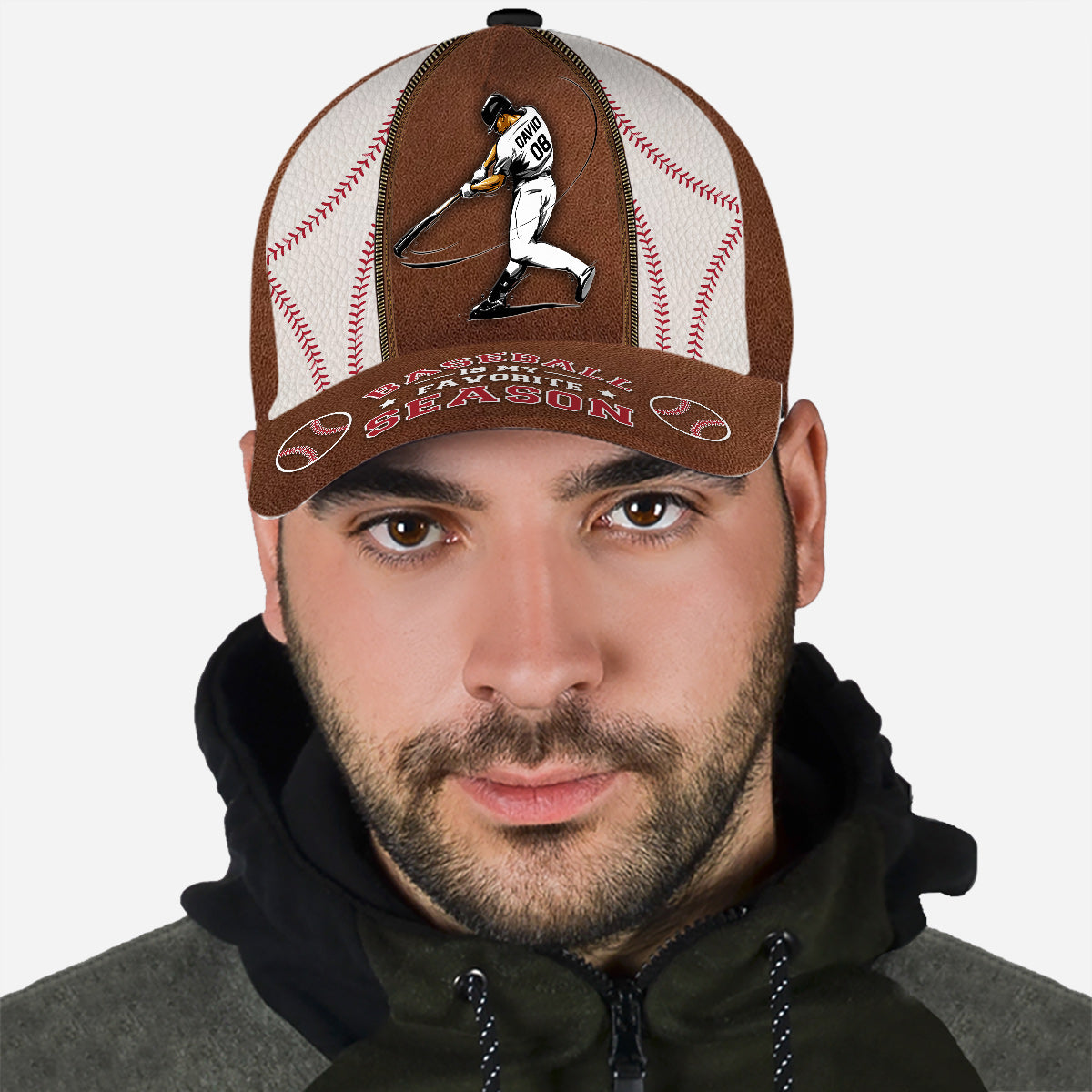 Baseball ist meine Lieblingssaison – Personalisierte Baseball-Klassiker-Kappe