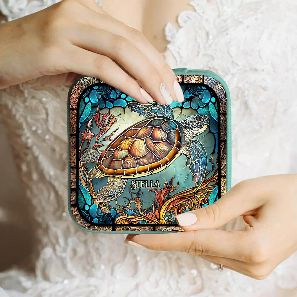 Liebe Schildkröten – Personalisierte Schildkröten-Schmuckschatulle
