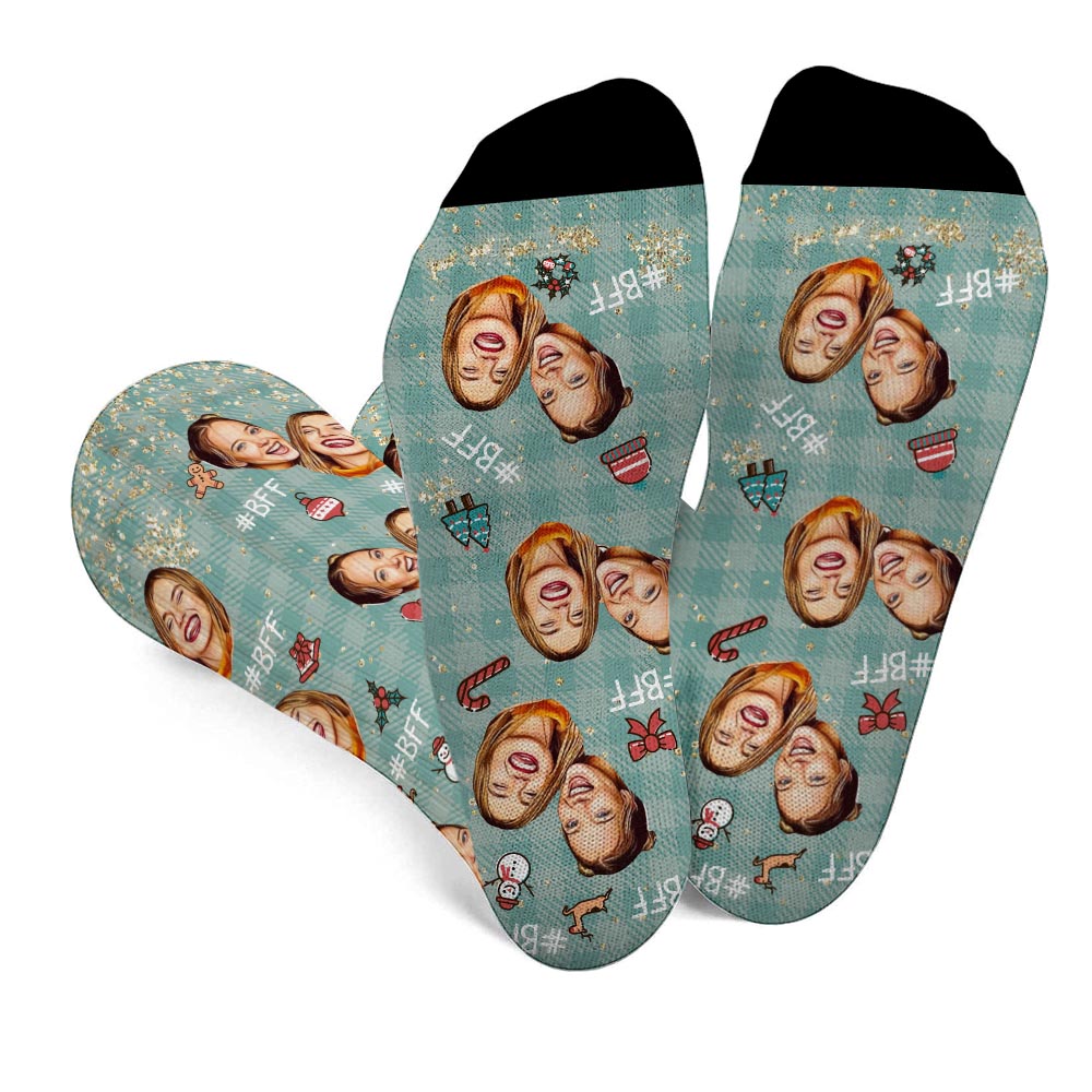 Chaussettes BFF - Chaussettes personnalisées pour meilleures amies
