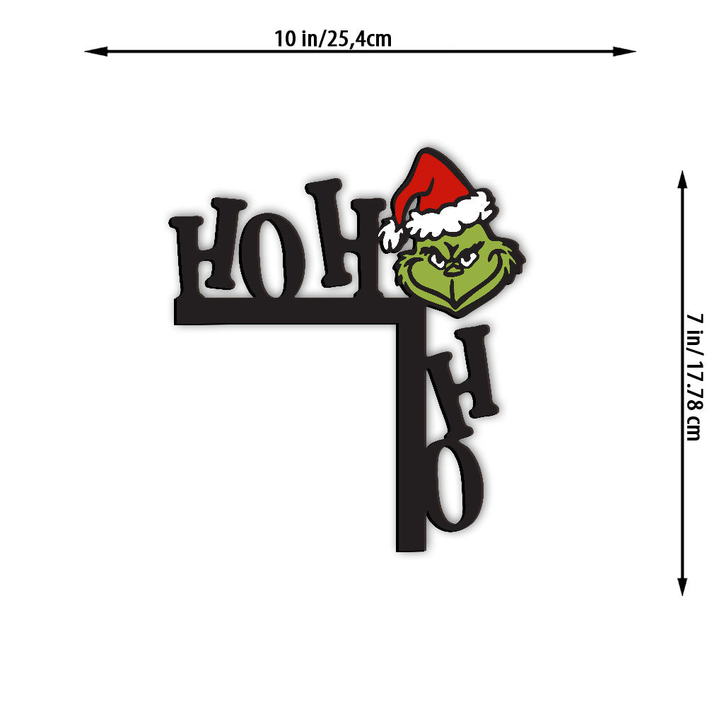 Ho Ho Ho – Personalisierte Stola als Weihnachtsdekoration für den Türrahmen