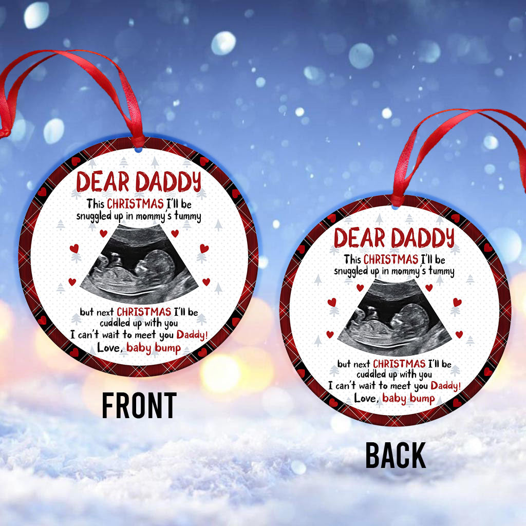 Christmas Gift For Dad To Be - Gift for new dad - Personalized Ornament