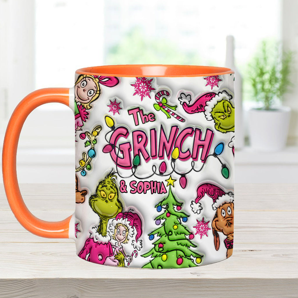 Merry Christmas - Personalized Stole Christmas Accent Mug