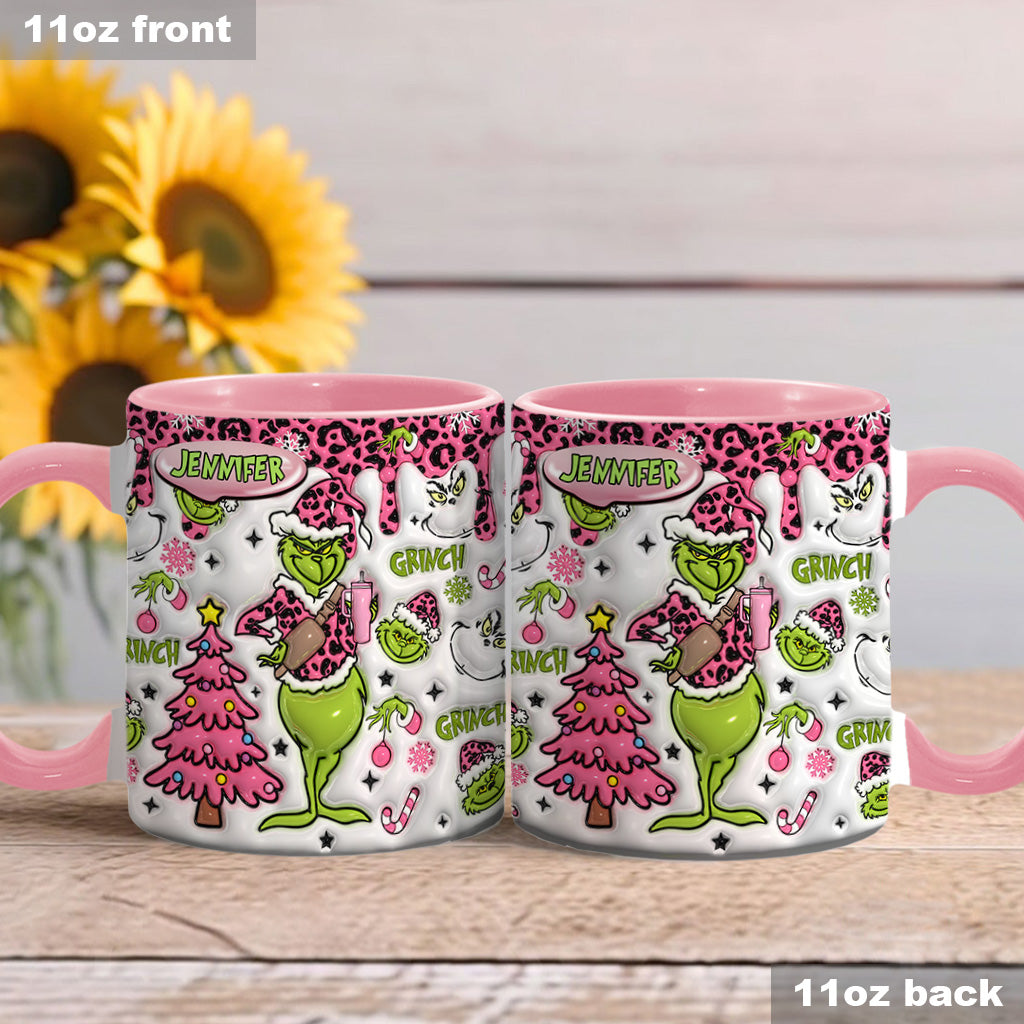 Frohe Weihnachten – Personalisierter Weihnachtsstola-Akzentbecher