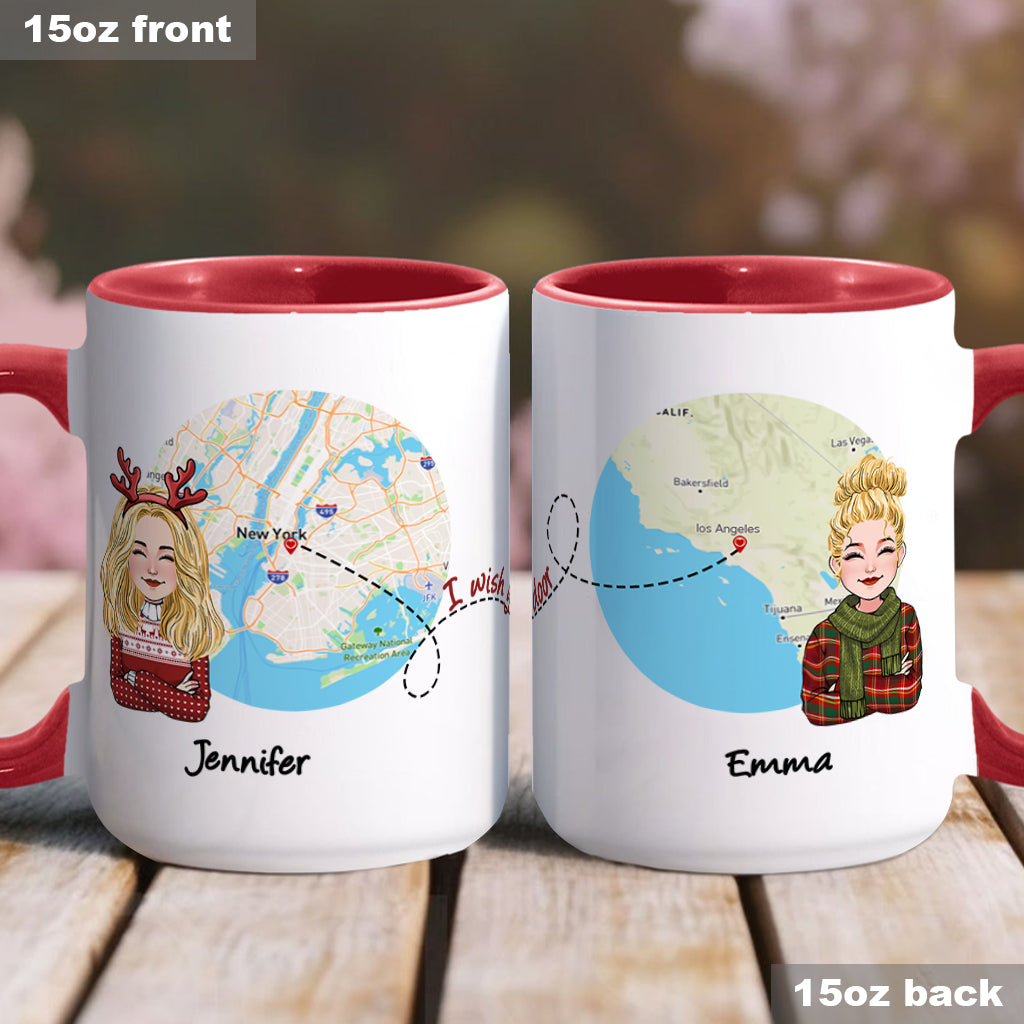 Mug personnalisé « J'aimerais que tu sois ma voisine » -