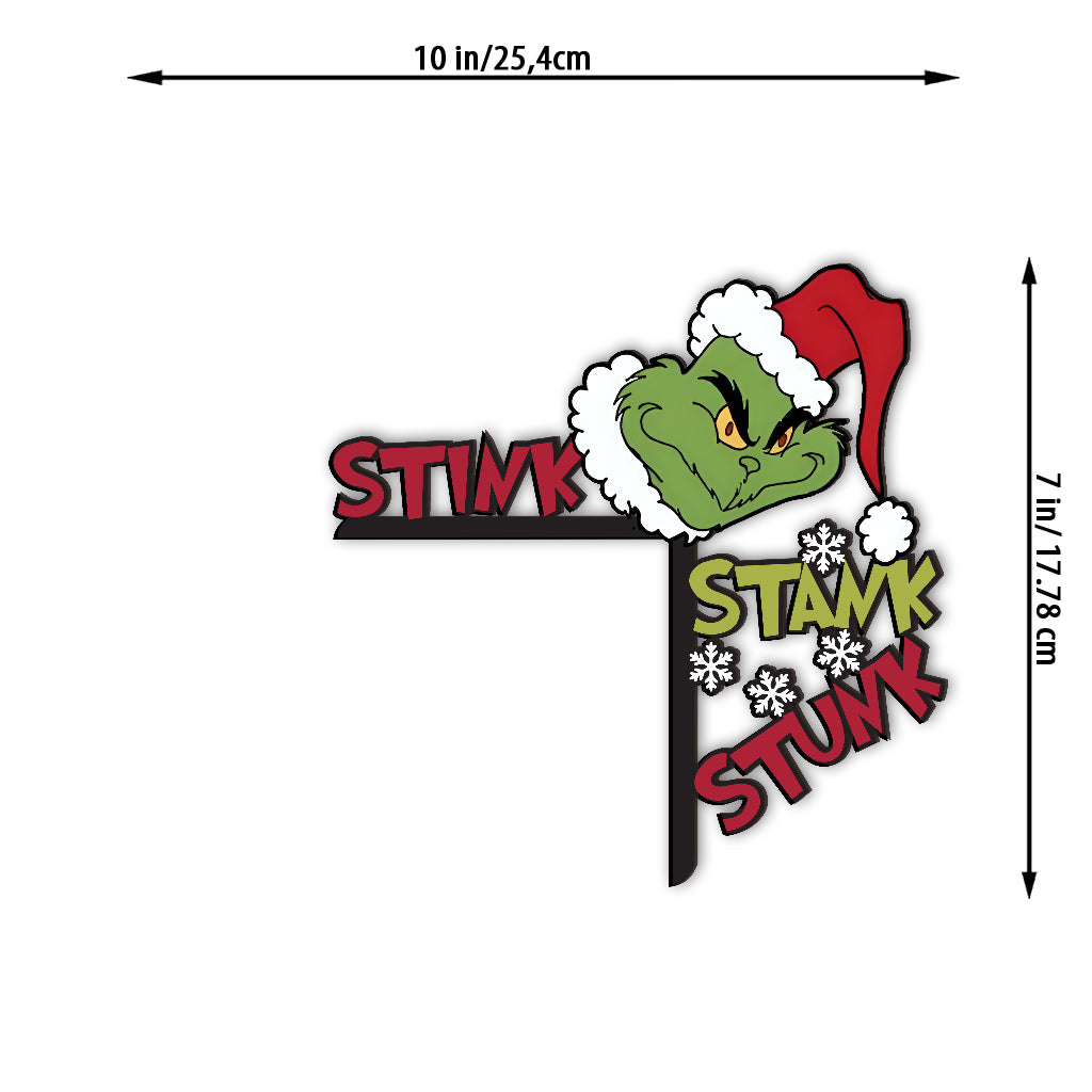 Stink Stank Stunk - Gestohlene Weihnachtstürrahmendekoration