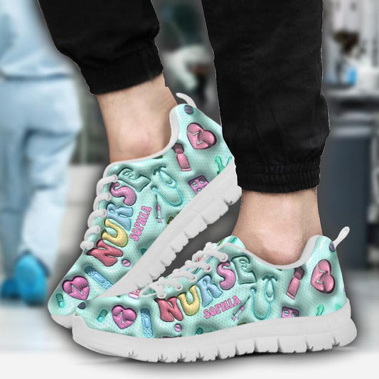 Nurse Life – Personalisierte Pflege-Sneaker