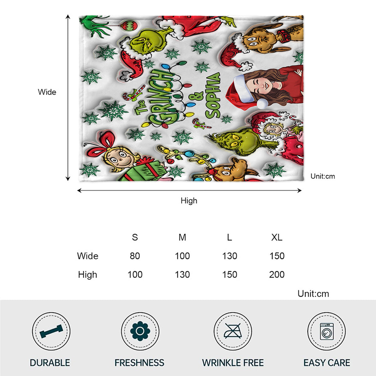 Joyeux Noël - Étole de Noël personnalisée