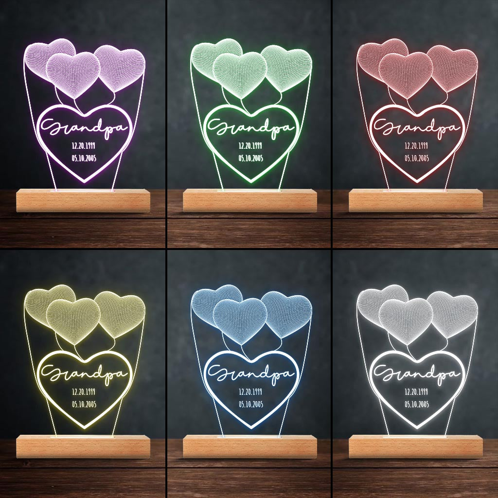 Ich liebe dich, Mama – Geschenk für Mama, Oma, Opa, Ehemann, Ehefrau, Papa – Personalisierte, geformte Leuchtplatte