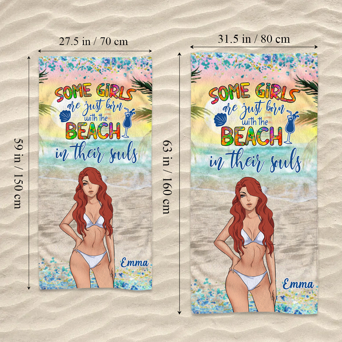 The Ocean Is Calling - Personalized Sea Lover Beach Towel