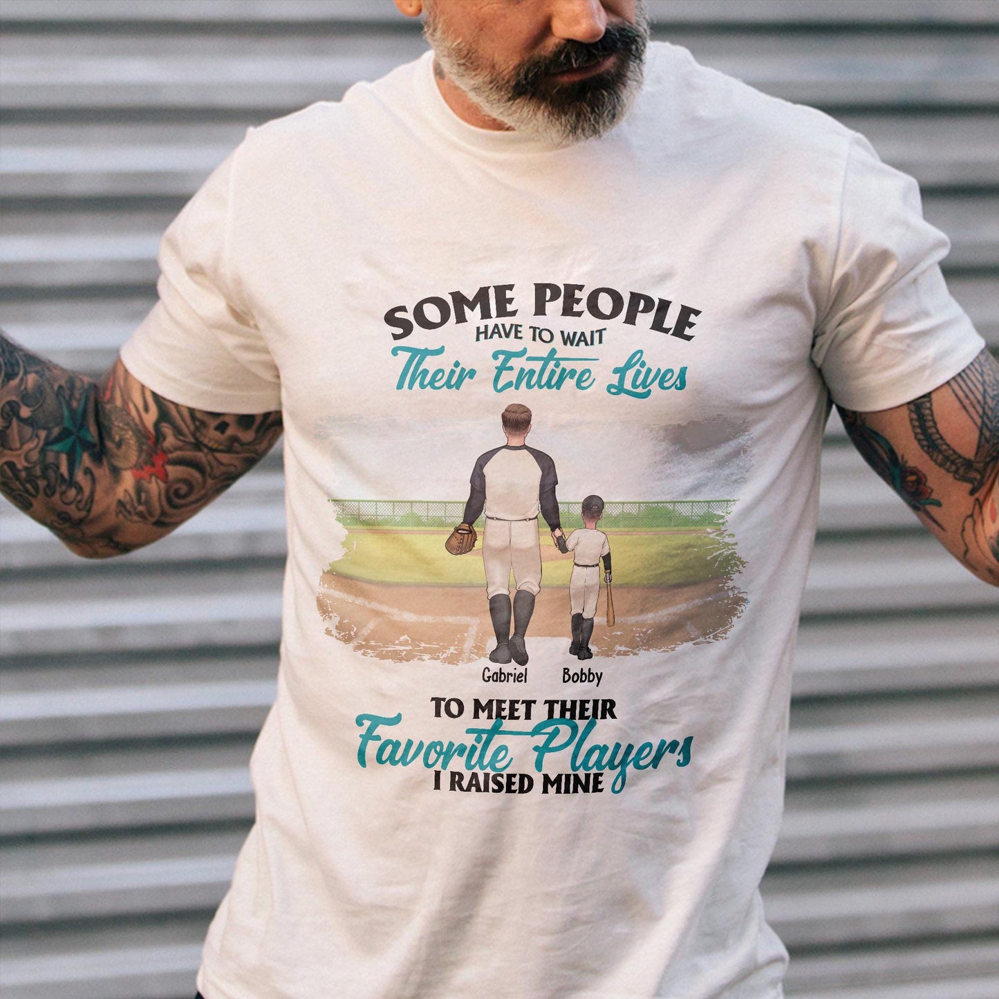 Mon joueur préféré - T-shirt et sweat à capuche de baseball personnalisés