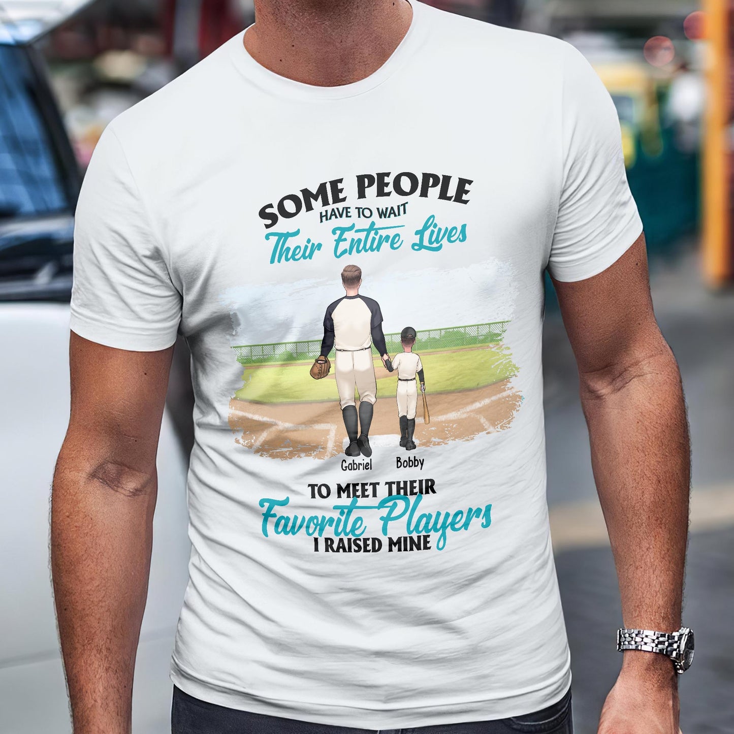 Mon joueur préféré - T-shirt et sweat à capuche de baseball personnalisés