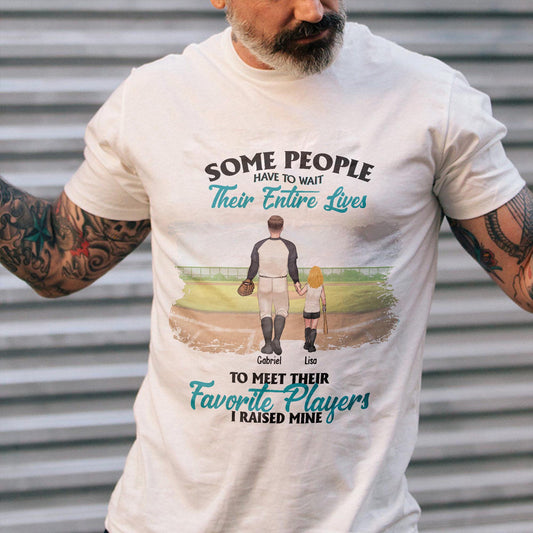 Mein Lieblingsspieler – Personalisiertes Baseball-T-Shirt und Hoodie