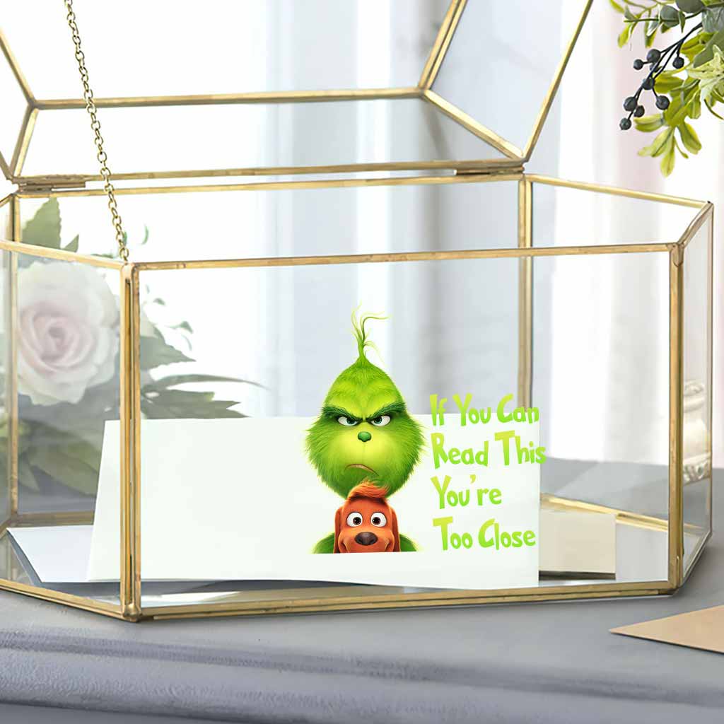 Wenn du das lesen kannst, bist du zu nah dran – Aufkleber voll